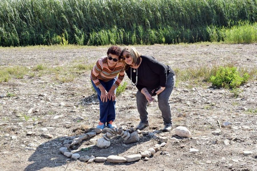 מחלקת תרבות ופנאי של עיריית בת ים בסדנת איזון אבנים